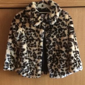 Children’s Place- Leopard Faux Fur Cape